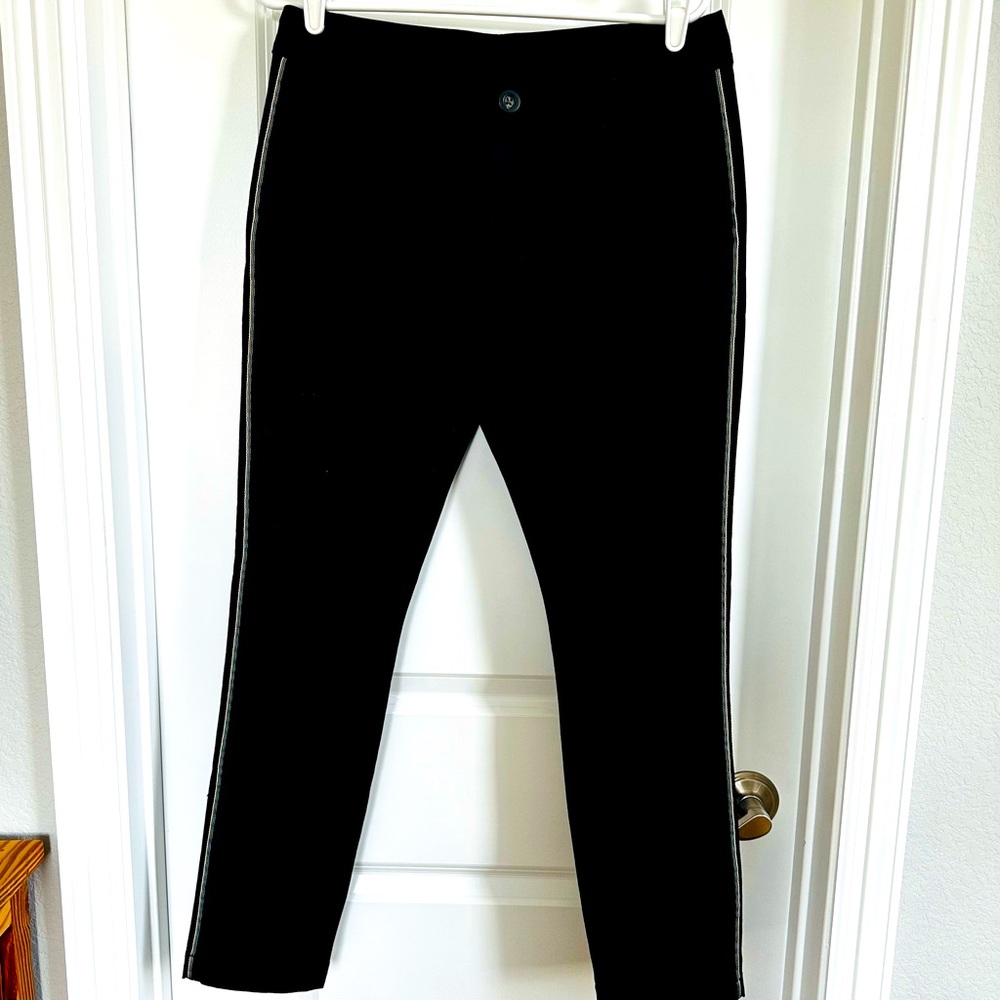 CAbi Peyton Tuxedo stripe pants.